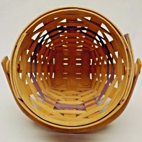 Longaberger 1994 May Series Lilac Basket with Liner Just a Great Find! - Picture 10 of 12